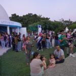 Mil 500 visitantes en el “Domingo de Noche Espacial”